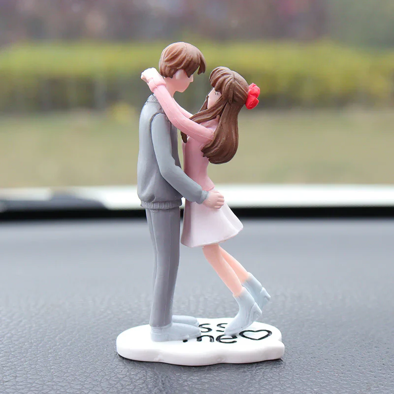Car Decoration Dashboard Cute Couple - Image 8