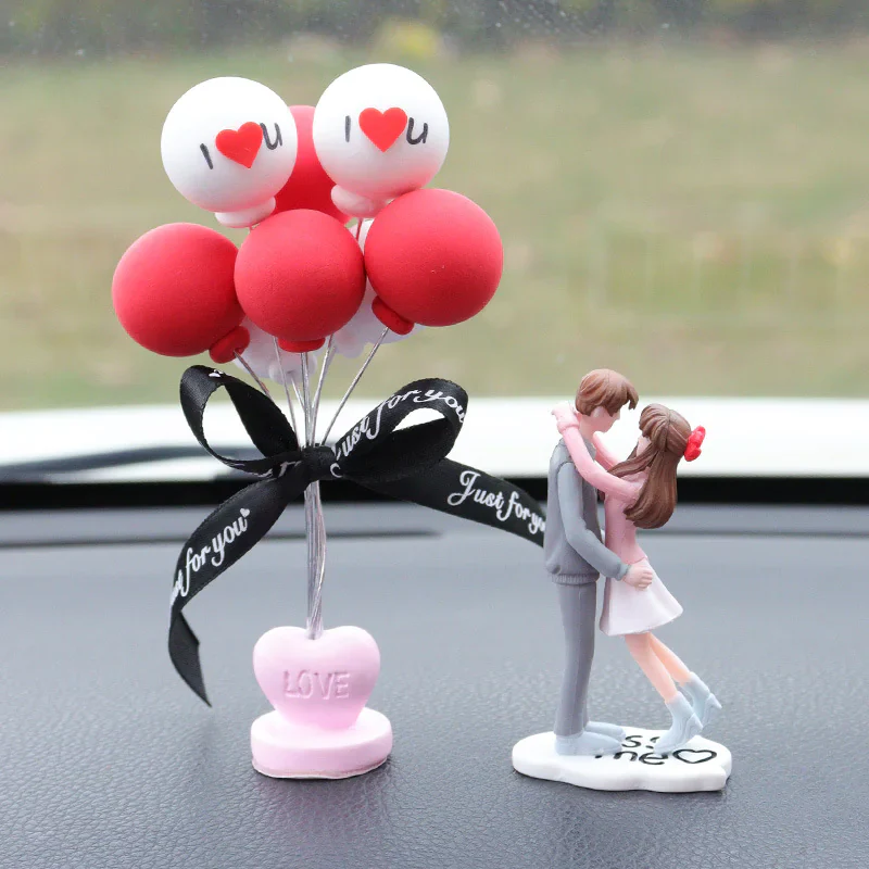 Car Decoration Dashboard Cute Couple - Image 9
