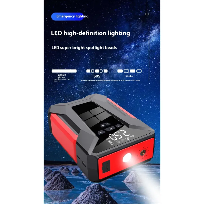 Car Power Bank Emergency Start Power Supply Inflatable All-in-one Machine 12V - Image 10