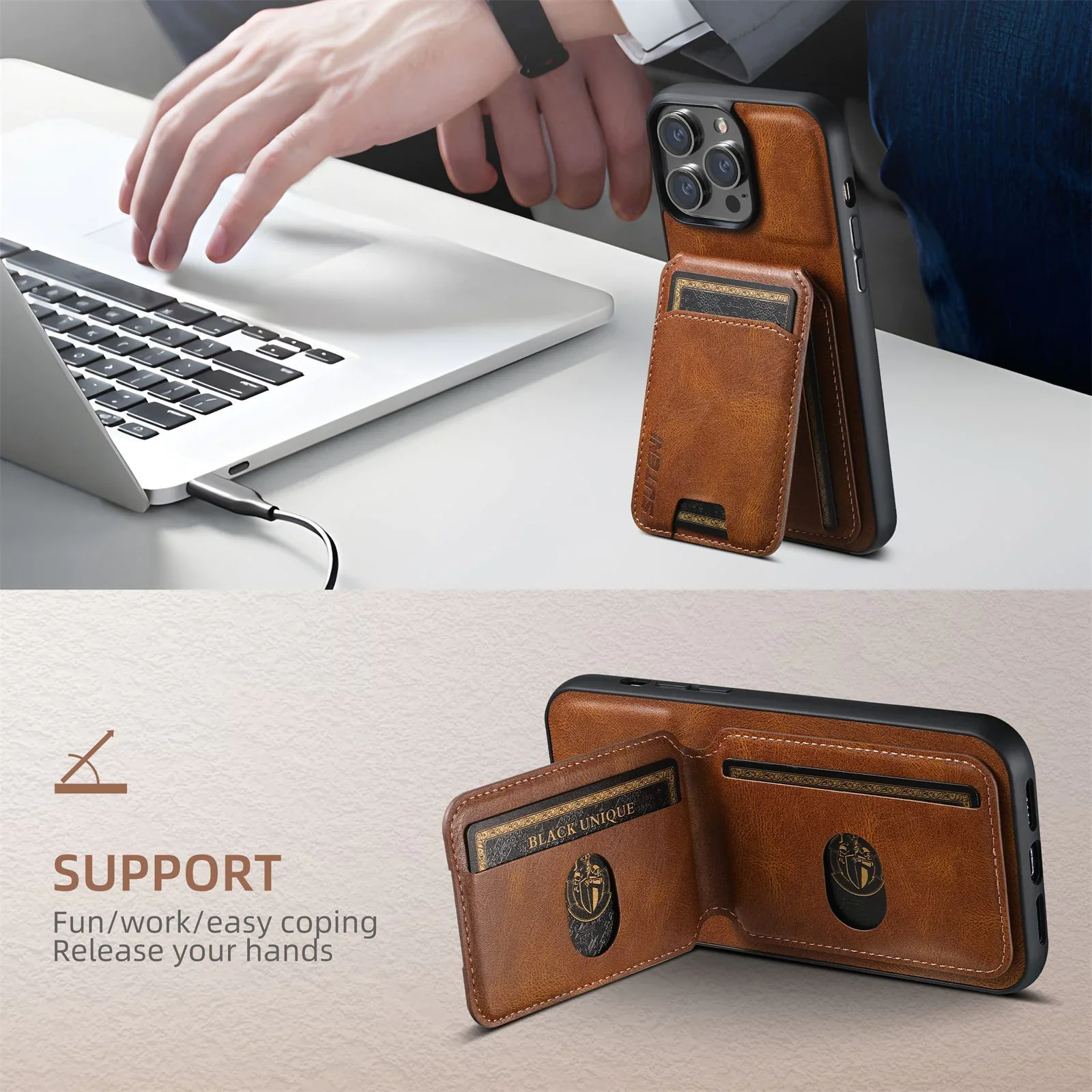 CardGuard Leather Phone Case - Image 6