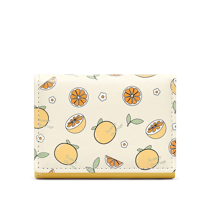 Cartoon Folding Girl's Zero Wallet