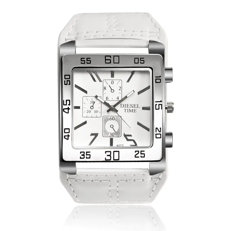Casual Military Square Dial Watch for Men - Image 2
