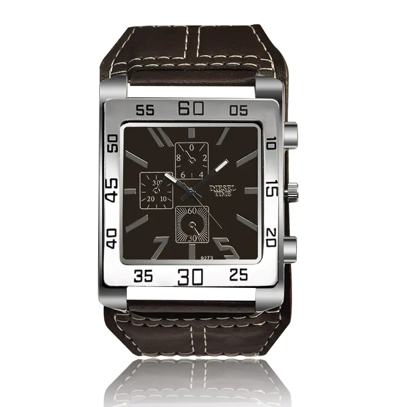Casual Military Square Dial Watch for Men - Image 4