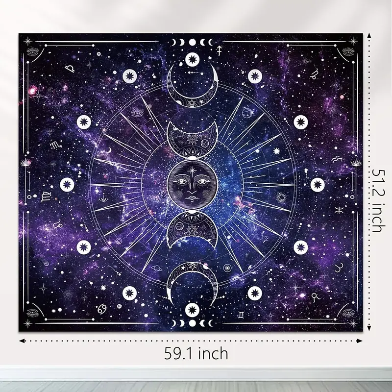 Celestial Space Tapestry Wall Hanging (1 Piece) - Image 4