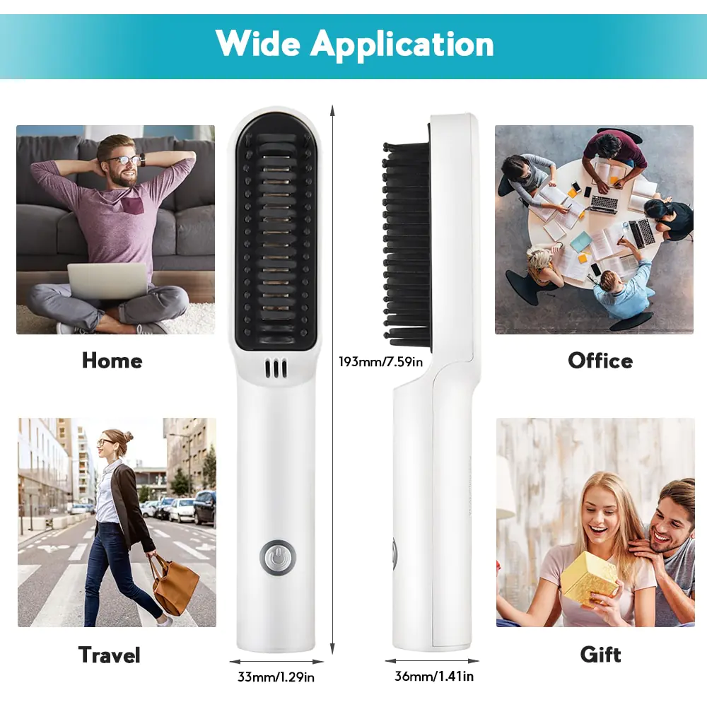 Ceramic Electric Hair Brush - Image 6