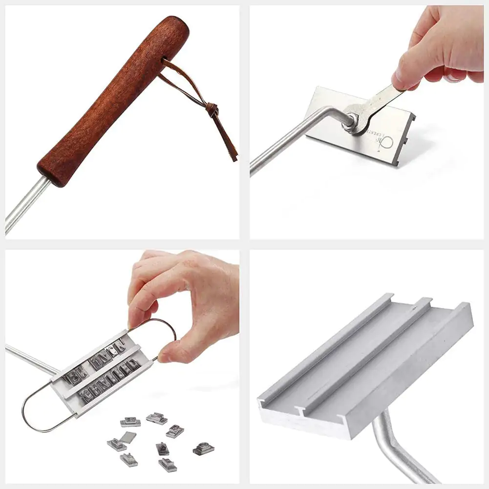 Changeable Letters DIY Barbecue Letter Printed Steak Tool - Image 4