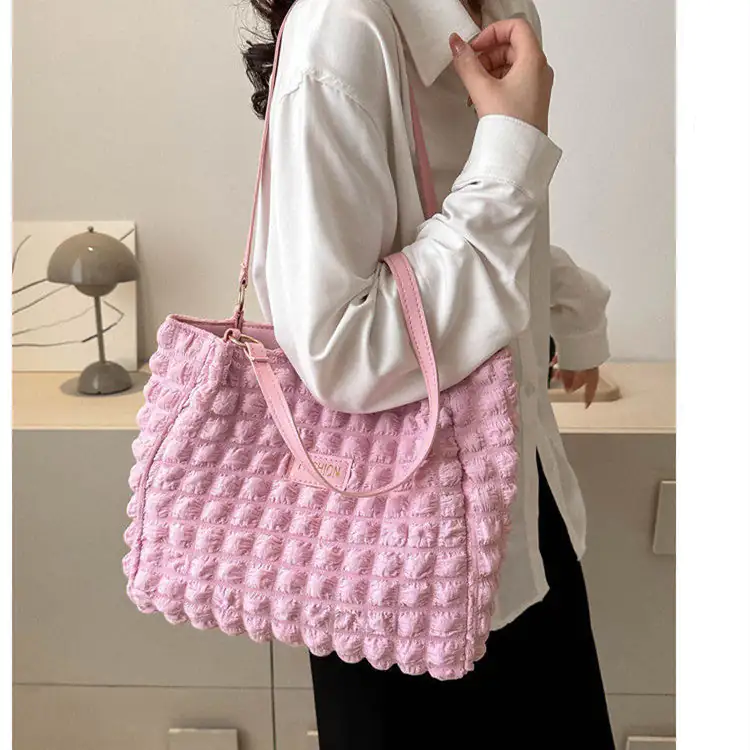 Chic Canvas Square Vertical Bag - Image 2