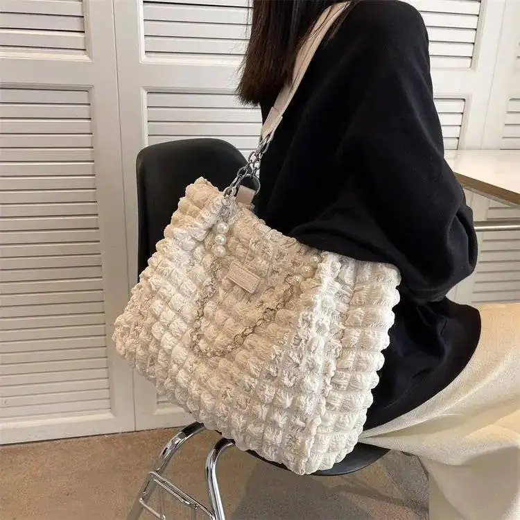 Chic Canvas Square Vertical Bag - Image 7