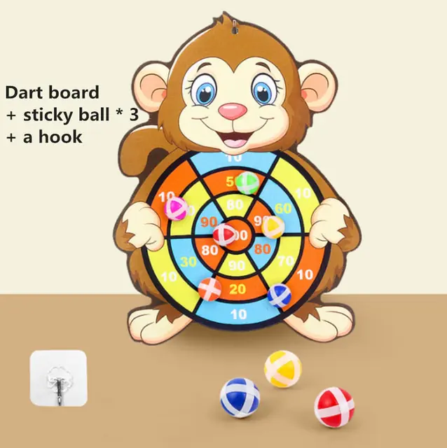 Children's Cartoon Animal Dart Board - Image 8