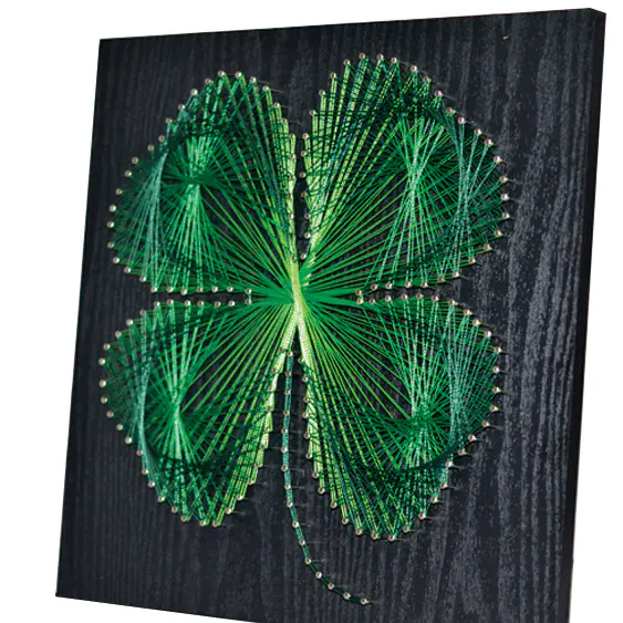 Clover Nail String Art DIY Birthday Gift Handmade Decor - Image 6