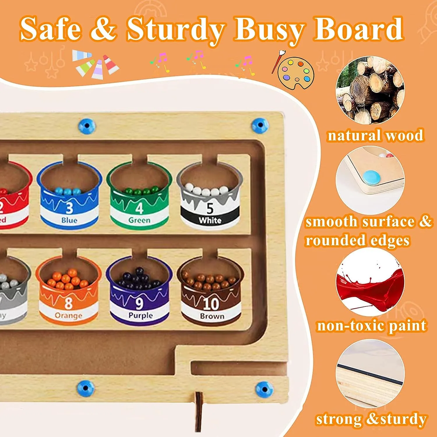 Color And Number Magnetic Board - Image 4