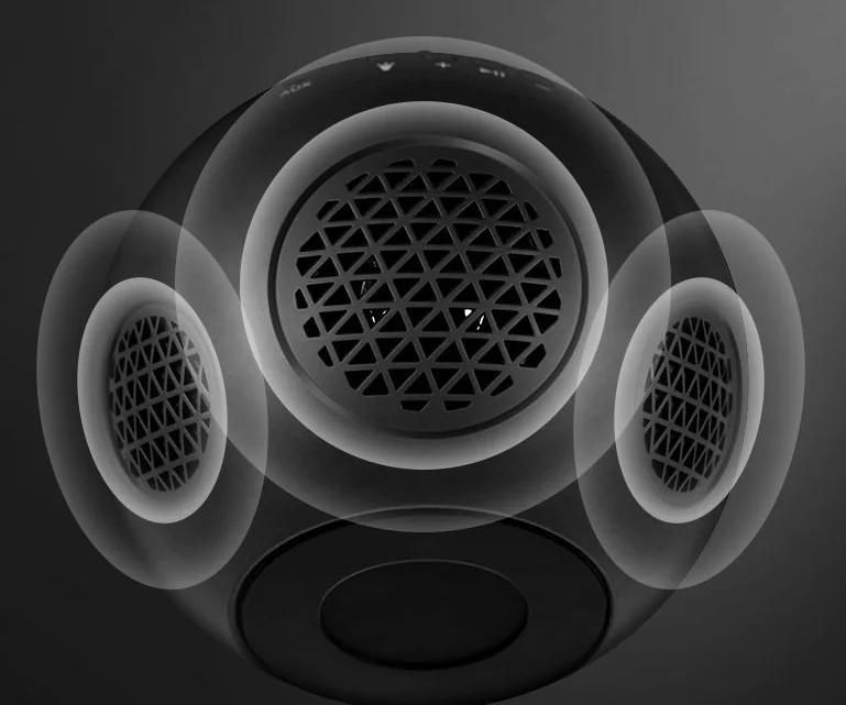 Colorful Bluetooth Speaker with Crystal Magic Ball Light - Image 2