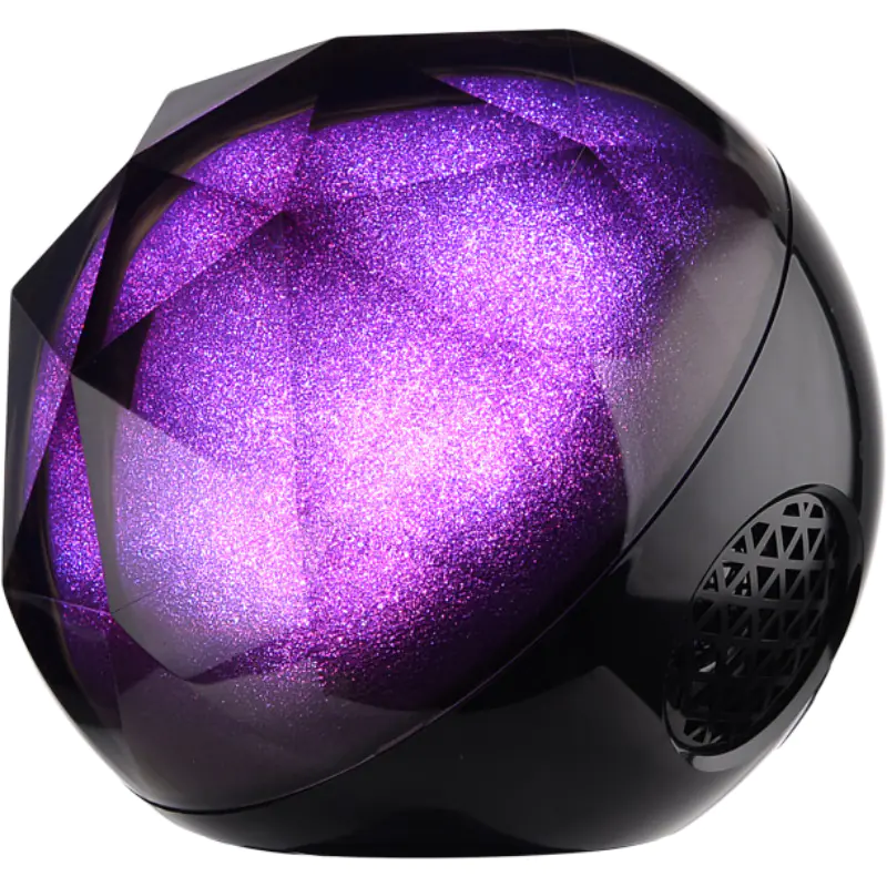 Colorful Bluetooth Speaker with Crystal Magic Ball Light - Image 3