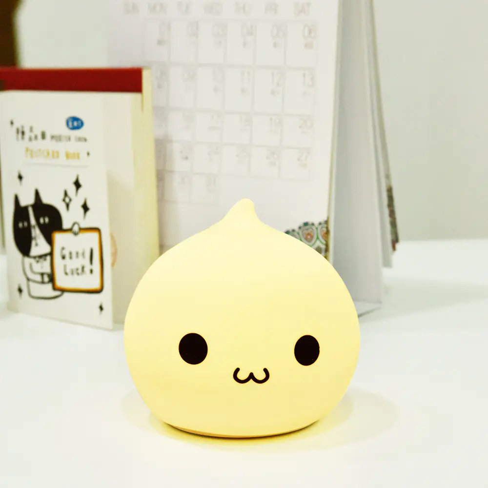 Colorful Bunny Night Light - Cute Table Lamp Gift - Image 3