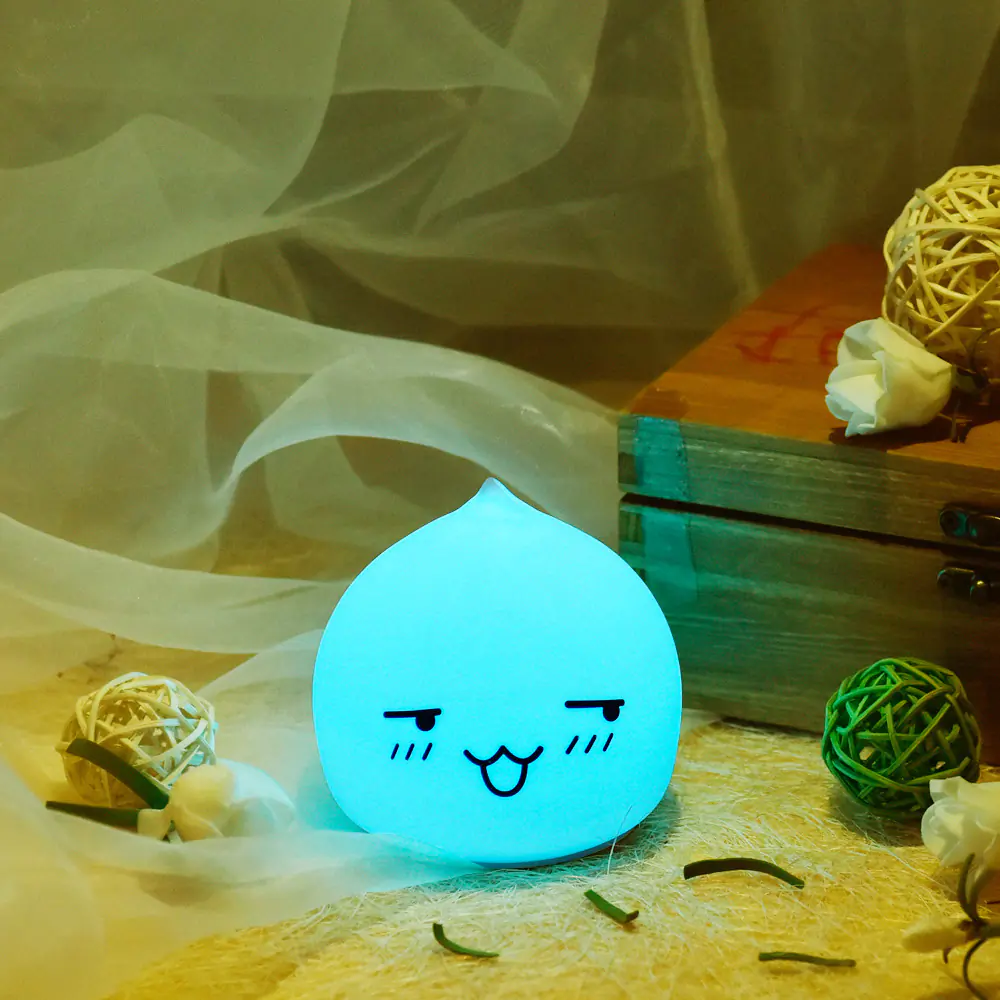 Colorful Bunny Night Light - Cute Table Lamp Gift - Image 4