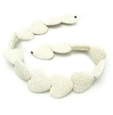 Colorful Heart-Shaped Volcanic Rock Bracelet - Image 4