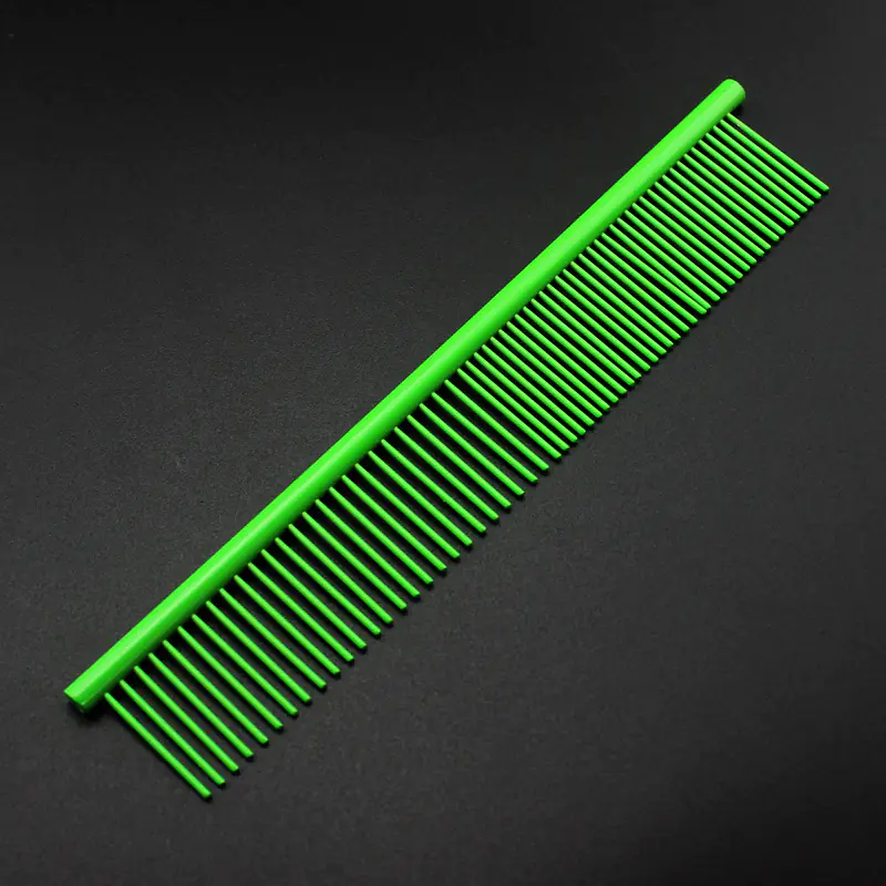 Colorful Stainless Steel Medium Pet Comb - Image 3