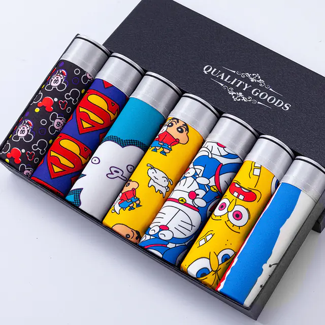 Comfortable Breathable Stretch Cartoon Men's Boxer Shorts - Image 25