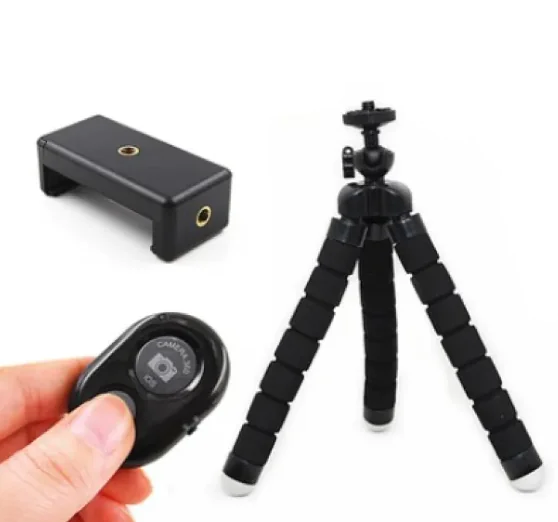 Compatible with Apple Mobile Phone Mini Flexible Octopus Tripod Stand - Image 3