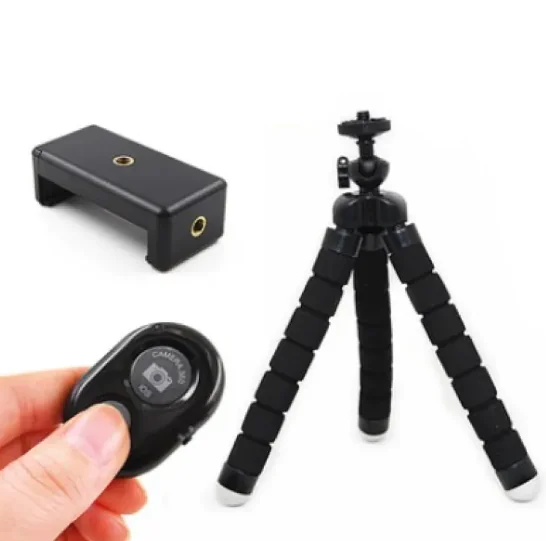 Compatible with Apple Mobile Phone Mini Flexible Octopus Tripod Stand - Image 6
