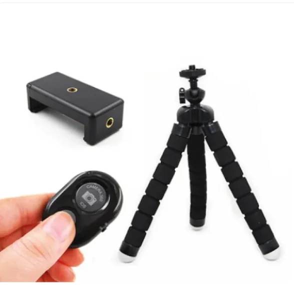 Compatible with Apple Mobile Phone Mini Flexible Octopus Tripod Stand - Image 9