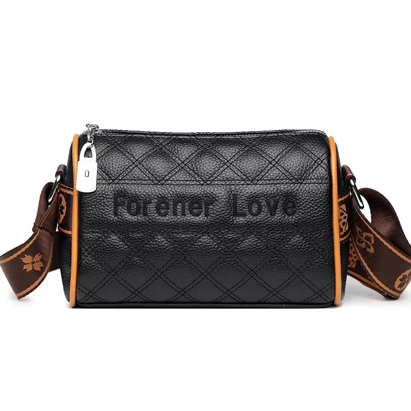 Contrast Color Crossbody Small Square Shoulder Bag