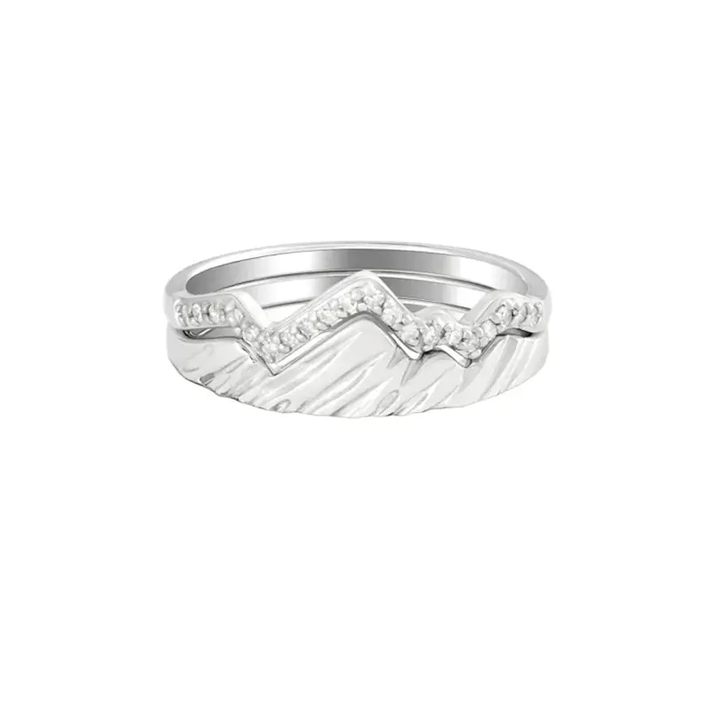 Copper Inlaid Zircon Folding Ring for Women’s Fashion - Image 21