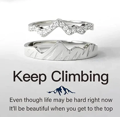 Copper Inlaid Zircon Folding Ring for Women’s Fashion - Image 6