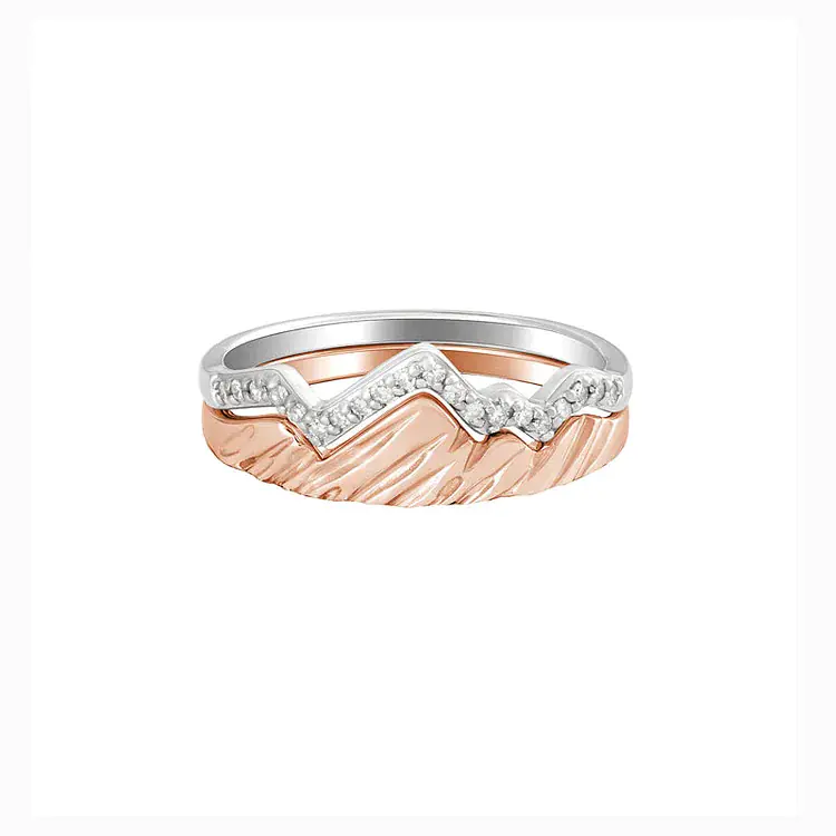 Copper Inlaid Zircon Folding Ring for Women’s Fashion - Image 7
