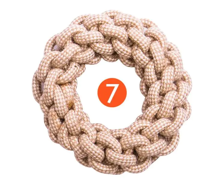 Cotton Hemp Dog Toy Set - Image 3