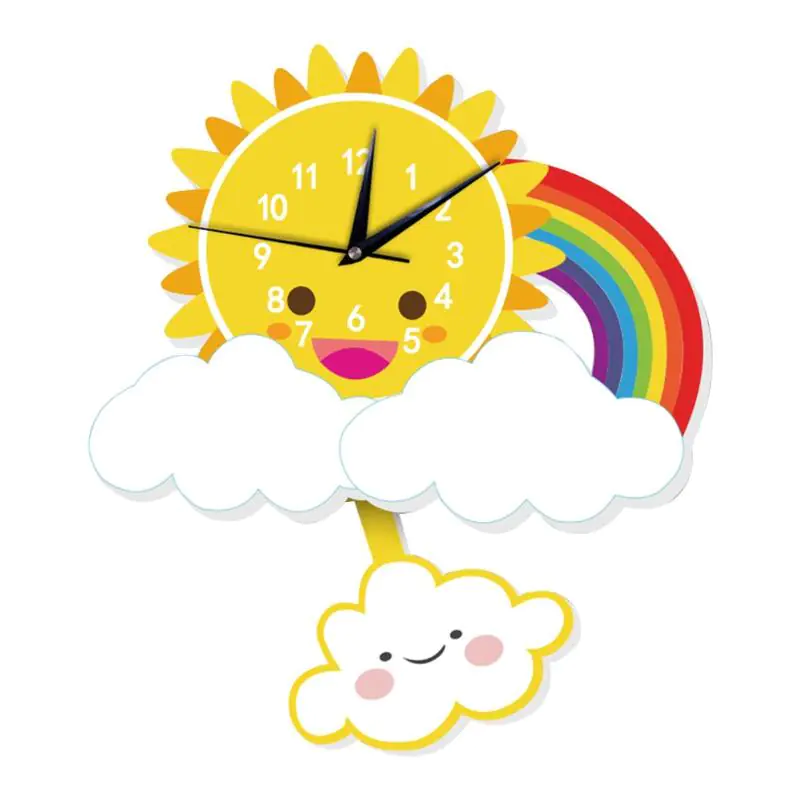 Creative Cartoon Wall Clock for Bedroom and Living Room - Image 4