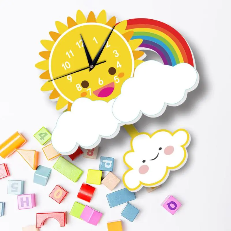 Creative Cartoon Wall Clock for Bedroom and Living Room - Image 5