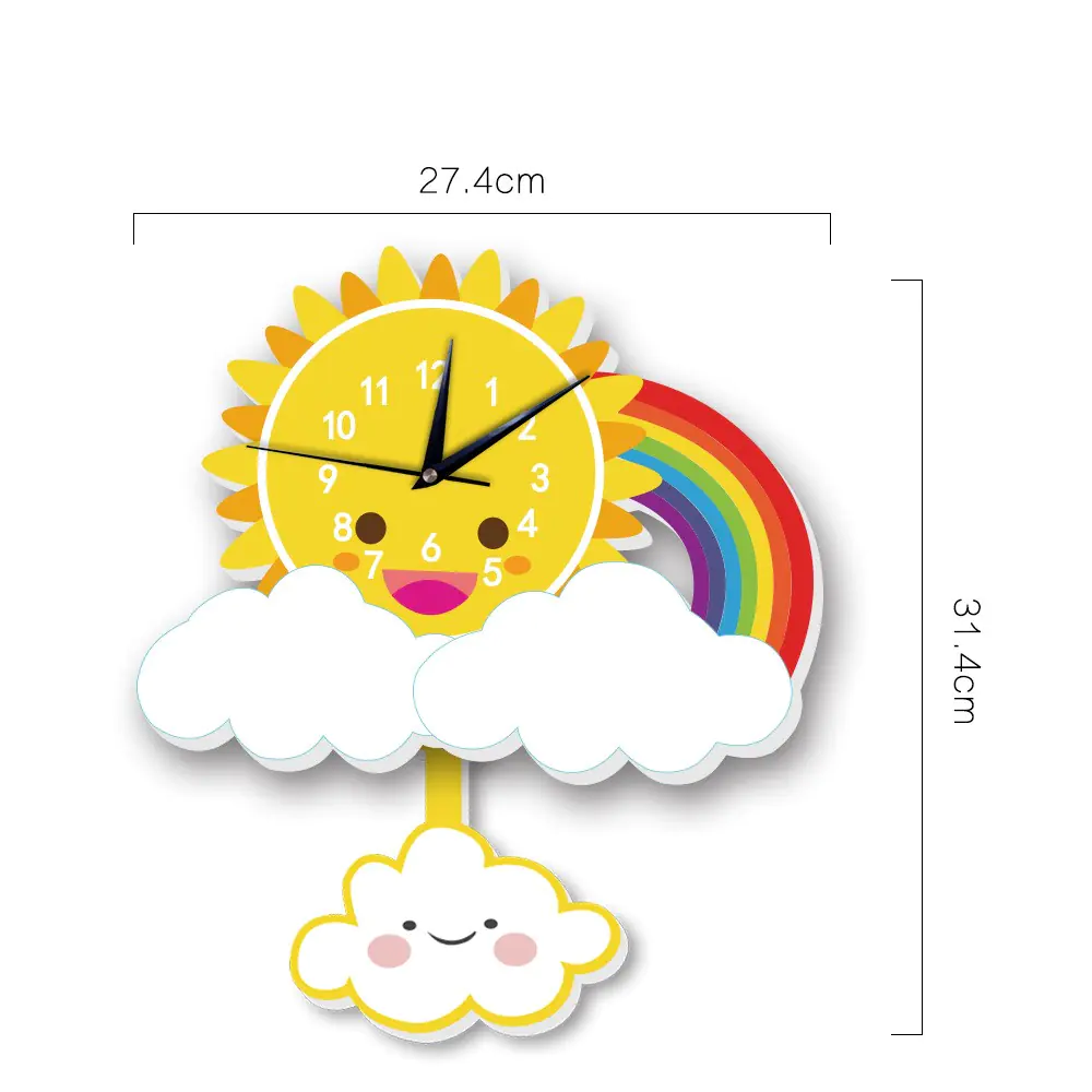 Creative Cartoon Wall Clock for Bedroom and Living Room - Image 6