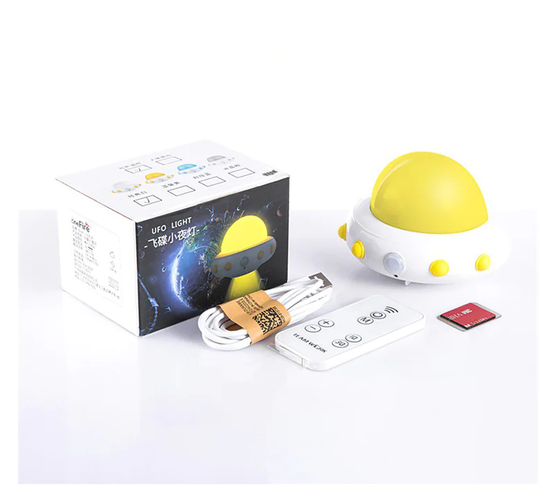 Creative UFO LED Night Light with Remote Control - Image 7