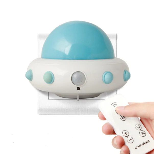 Creative UFO LED Night Light with Remote Control - Image 9