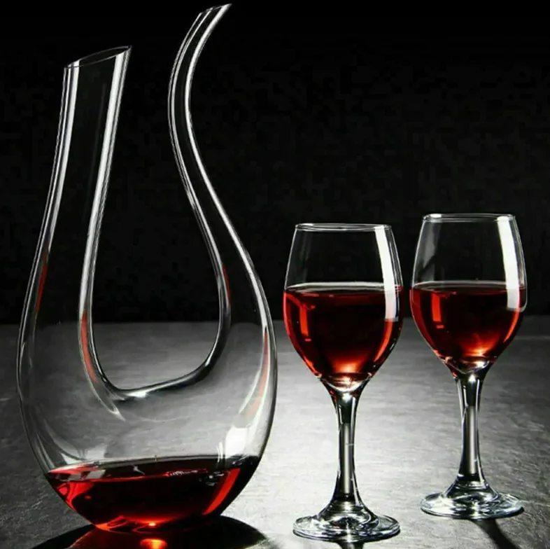 Crystal Wine Decanter Bottle - Image 2