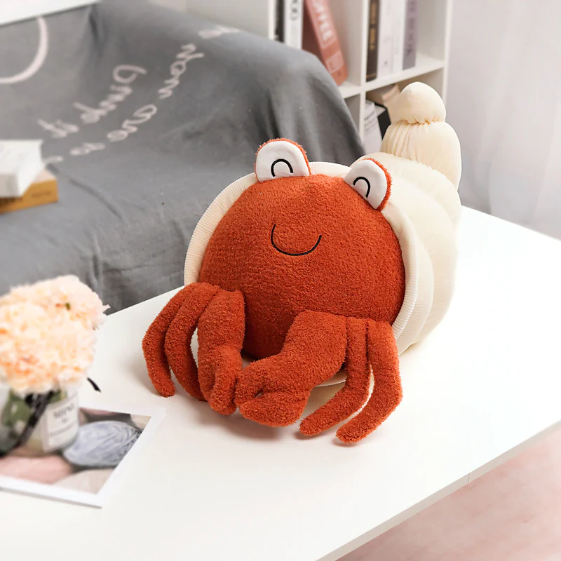 Cuddly Hermit Crab Plushie – Adorable Kids' Toy for Endless Snuggles! - Image 11