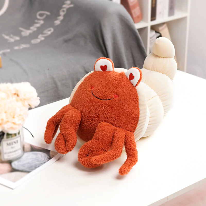 Cuddly Hermit Crab Plushie – Adorable Kids' Toy for Endless Snuggles! - Image 14