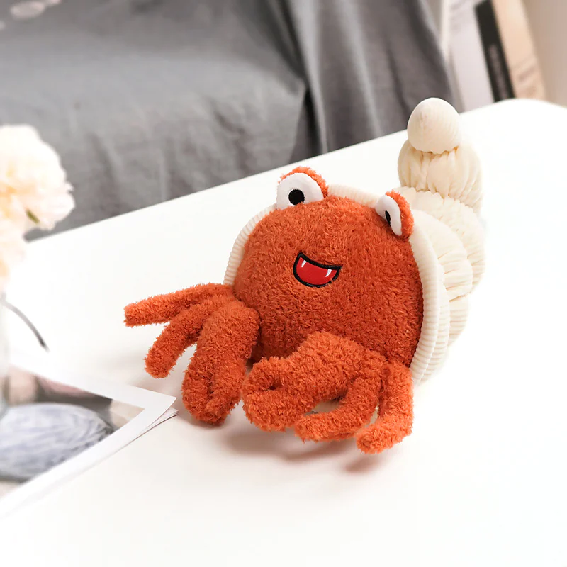 Cuddly Hermit Crab Plushie – Adorable Kids' Toy for Endless Snuggles! - Image 2