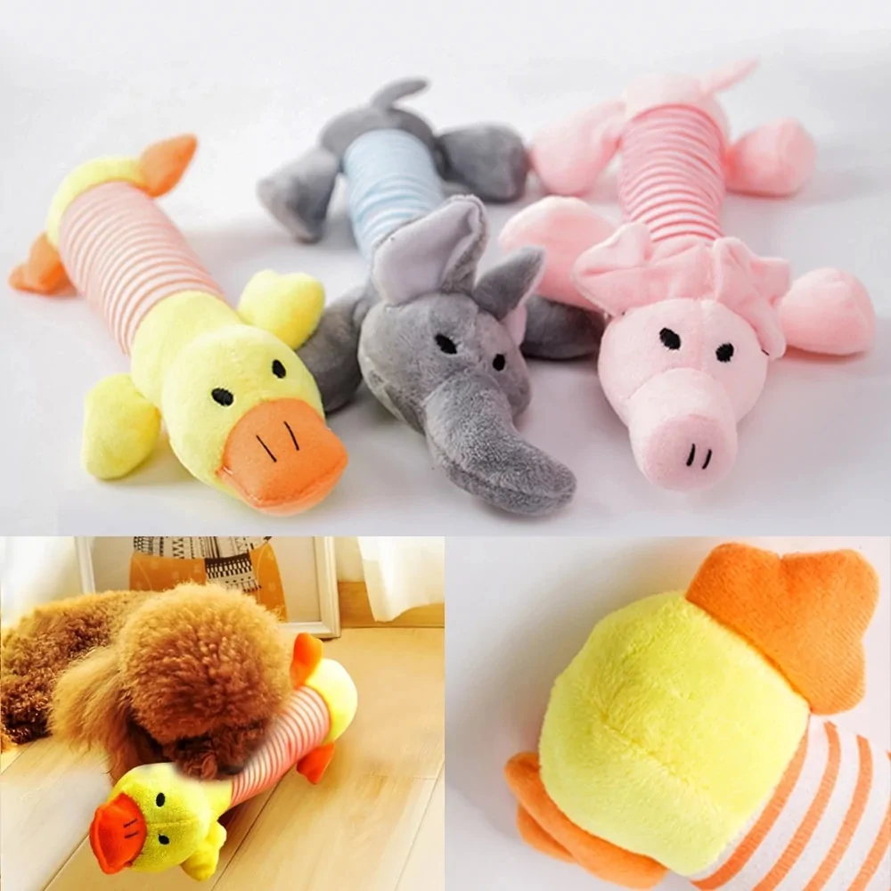 Cute Pet Squeak Sound Plush Toys - Image 2