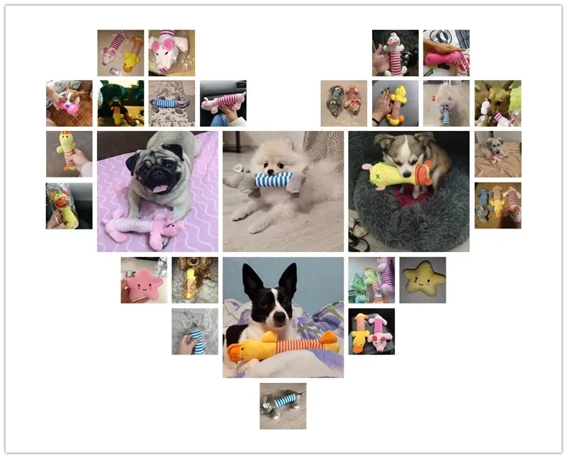 Cute Pet Squeak Sound Plush Toys - Image 6