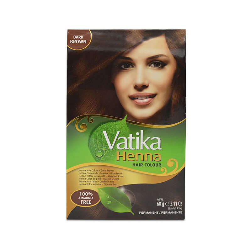 Dabur Vatika Henna Hair Colour - Dark Brown 60g