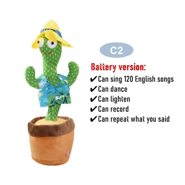 Dancing Cactus Electronic Plush Toys - Image 23