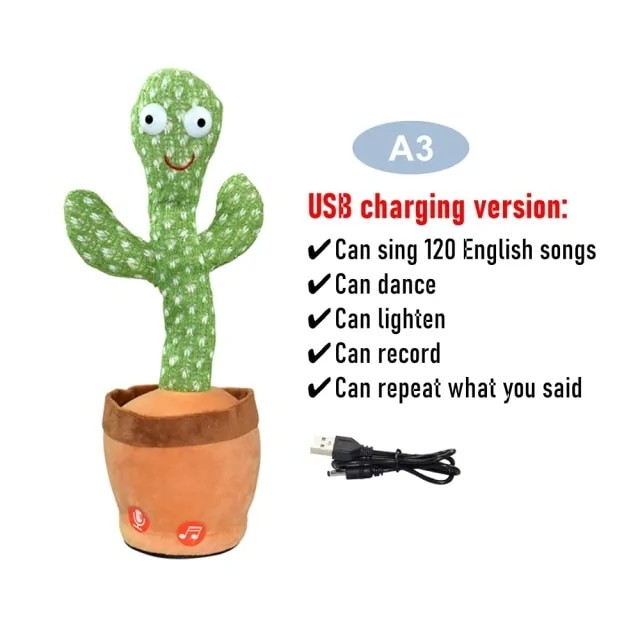 Dancing Cactus Electronic Plush Toys - Image 8