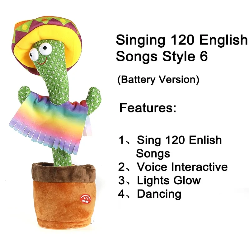 Dancing Cactus Plush Toy - Image 17