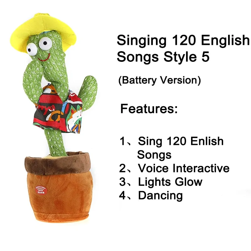 Dancing Cactus Plush Toy - Image 20
