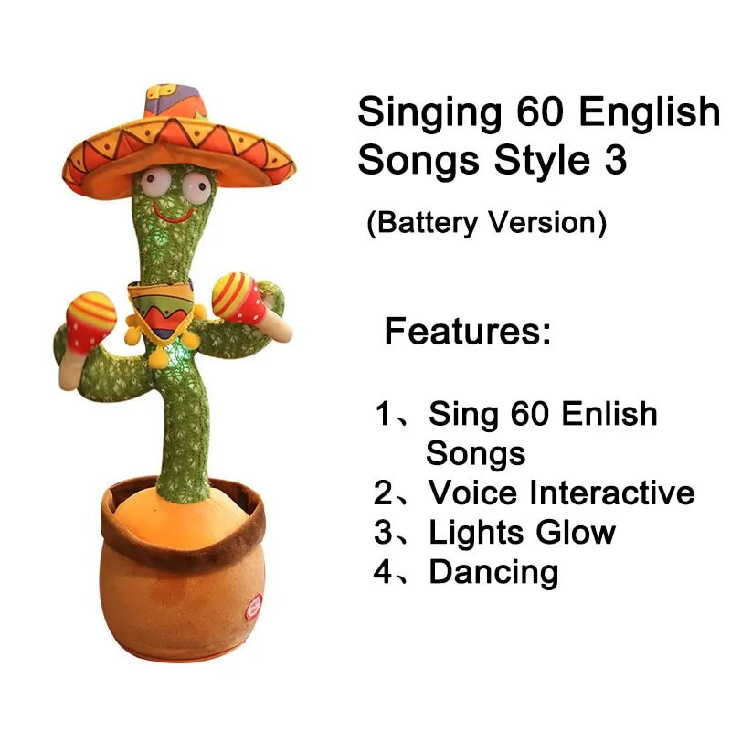 Dancing Cactus Plush Toy - Image 21