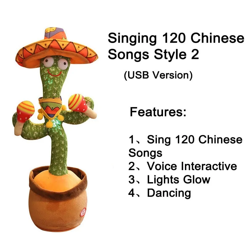 Dancing Cactus Plush Toy - Image 24