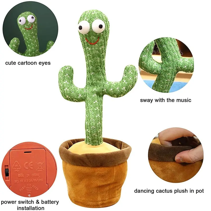 Dancing Cactus Plush Toy - Image 3