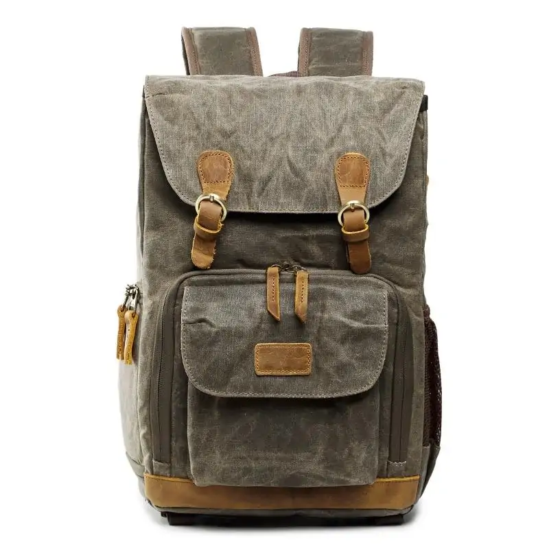 Deluxe Vintage Photographers Backpack - Image 5